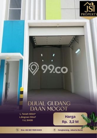 Unit Gudang Dijual di Cengkareng Jakarta Barat Luas Bangunan 110m2 Unit Gudang Dijual di Cengkareng Jakarta Barat Luas Bangunan 110m2