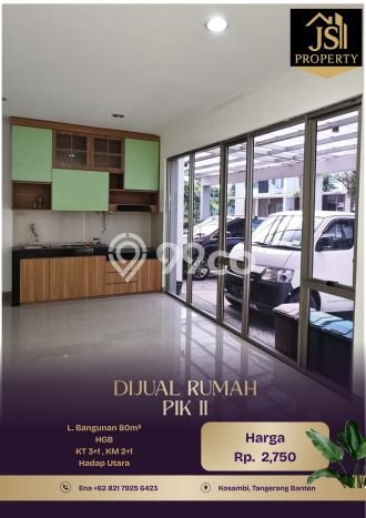 Ready to Use! Luxury House LT 80m2 Desain Modern di Pantai Indah Kapuk Ready to Use! Luxury House LT 80m2 Desain Modern di Pantai Indah Kapuk