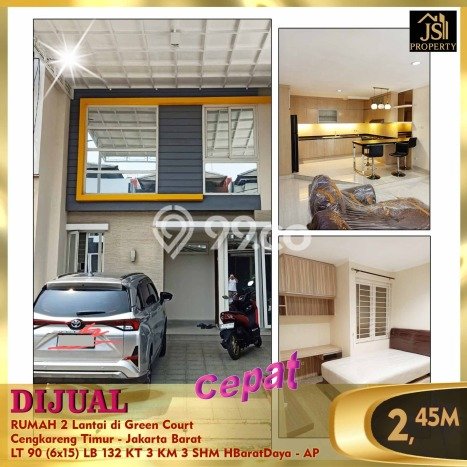 Dijual Cepat Rumah Favorit Siap Huni LB 132m2 di Cengkareng, Jakarta Barat Dijual Cepat Rumah Favorit Siap Huni LB 132m2 di Cengkareng, Jakarta Barat