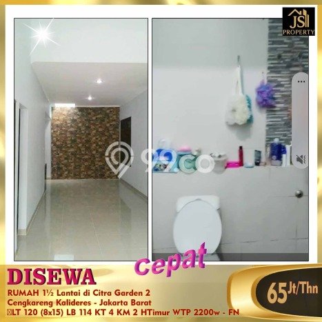 RARE UNIT! Rumah kawasan Cengkareng, 3 KT, Pemandangan Indah, LT 120m2m² LB 114m2m² RARE UNIT! Rumah kawasan Cengkareng, 3 KT, Pemandangan Indah, LT 120m2m² LB 114m2m²
