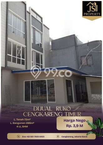 Unit Ruko Strategis di Cengkareng, Jakarta Barat Potensi Cuan Besar Unit Ruko Strategis di Cengkareng, Jakarta Barat Potensi Cuan Besar