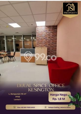 Lokasi Strategis! Dijual Kantor Bisnis di Kelapa Gading, Jakarta Utara Kondisi Bagus Lokasi Strategis! Dijual Kantor Bisnis di Kelapa Gading, Jakarta Utara Kondisi Bagus
