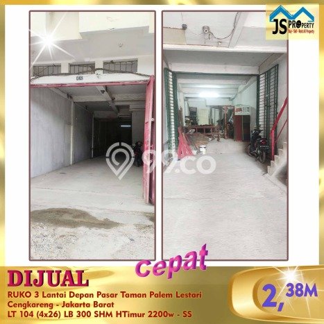 Ruko Strategis Kawasan Taman Palem, Luas 300m2m², Kawasan Bisnis Ruko Strategis Kawasan Taman Palem, Luas 300m2m², Kawasan Bisnis