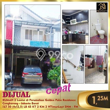 Dijual Cepat Rumah Favorit Siap Huni LB 45m2 di Cengkareng, Jakarta Barat Dijual Cepat Rumah Favorit Siap Huni LB 45m2 di Cengkareng, Jakarta Barat