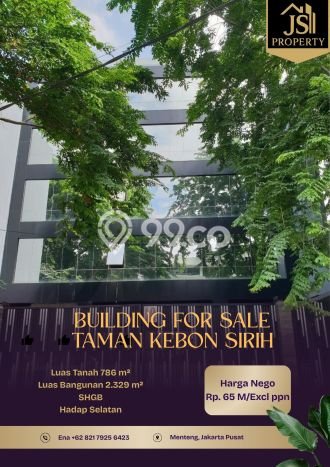 Kantor Dijual Lokasi Emas di Menteng Luas 2329m2 Kantor Dijual Lokasi Emas di Menteng Luas 2329m2