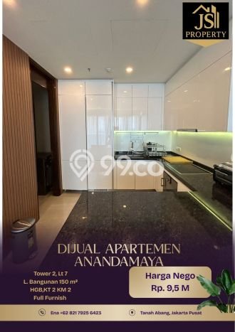 Unit Apartemen Luxury Dijual di Tanah Abang dengan 2 Kamar Tidur Unit Apartemen Luxury Dijual di Tanah Abang dengan 2 Kamar Tidur