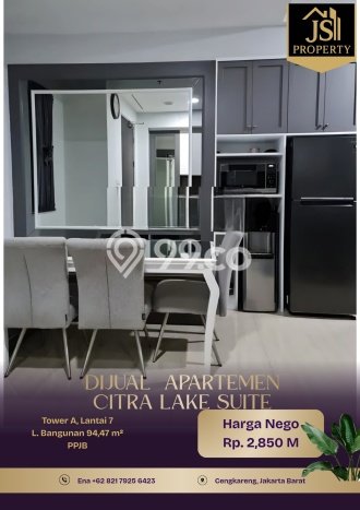 Apartemen Eksklusif Dijual di Cengkareng, Jakarta Barat Punya 3 Kamar & 2 Kamar Mandi Apartemen Eksklusif Dijual di Cengkareng, Jakarta Barat Punya 3 Kamar & 2 Kamar Mandi