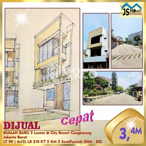 Dijual Hunian Mewah dengan Fasilitas Sekitar Lengkap di Cengkareng, Jakarta Barat Dijual Hunian Mewah dengan Fasilitas Sekitar Lengkap di Cengkareng, Jakarta Barat