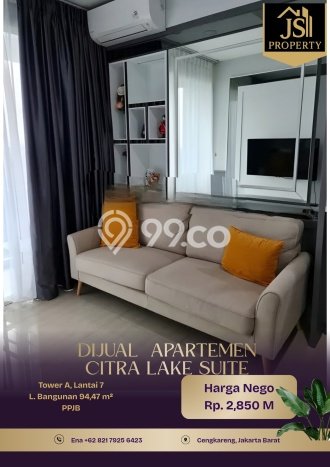 Apartemen Eksklusif Dijual di Cengkareng, Jakarta Barat Punya 3 Kamar & 2 Kamar Mandi Apartemen Eksklusif Dijual di Cengkareng, Jakarta Barat Punya 3 Kamar & 2 Kamar Mandi