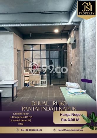 Unit Ruko Dijual di Jakarta Utara LT 75m2 & LB 413m2 Unit Ruko Dijual di Jakarta Utara LT 75m2 & LB 413m2