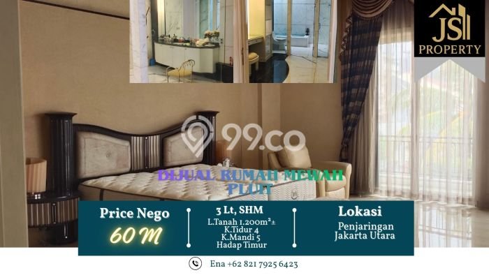 Dijual Rumah Mewah Exclusive di Penjaringan, Jakarta Utara Dijual Rumah Mewah Exclusive di Penjaringan, Jakarta Utara