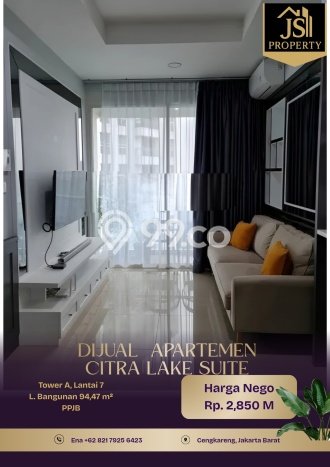 Apartemen Eksklusif Dijual di Cengkareng, Jakarta Barat Punya 3 Kamar & 2 Kamar Mandi Apartemen Eksklusif Dijual di Cengkareng, Jakarta Barat Punya 3 Kamar & 2 Kamar Mandi