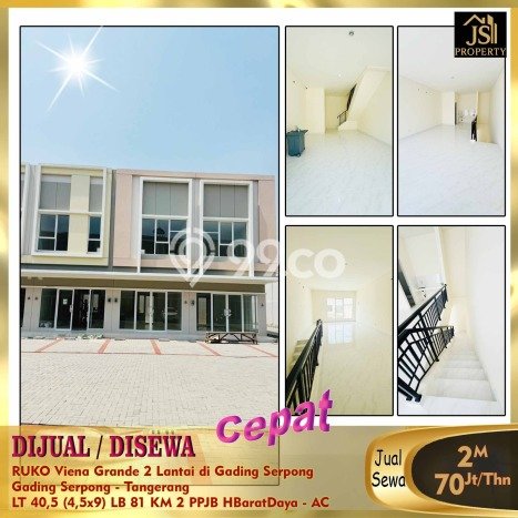 Ruko Bagus Dijual LB 81m2 Lokasi Strategis Tangerang Area Cocok untuk Bisnis Ruko Bagus Dijual LB 81m2 Lokasi Strategis Tangerang Area Cocok untuk Bisnis