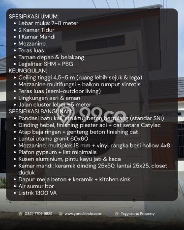 Rumah Budget Terbaik Dijual Area Banguntapan LT 45m2 Rumah Budget Terbaik Dijual Area Banguntapan LT 45m2