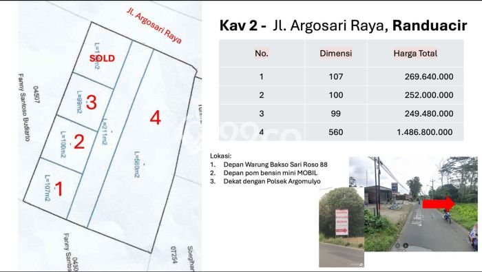 Tanah Kavling Dijual di Salatiga, Salatiga dengan Luas Tanah 866m2 Tanah Kavling Dijual di Salatiga, Salatiga dengan Luas Tanah 866m2