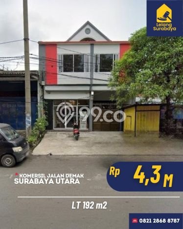 FOR SALE! Ruko di Bubutan Surabaya, LT 192m2, LB 1m2 FOR SALE! Ruko di Bubutan Surabaya, LT 192m2, LB 1m2
