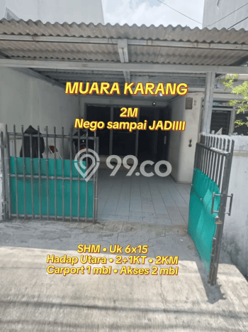 Dijual Hunian Rumah Nyaman 2 Kamar di Muara Karang, Jakarta Utara Dijual Hunian Rumah Nyaman 2 Kamar di Muara Karang, Jakarta Utara