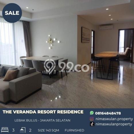 Hunian Apartemen High-Class untuk Dijual di Jakarta Selatan dengan 3 BR & 2 Kamar Mandi Hunian Apartemen High-Class untuk Dijual di Jakarta Selatan dengan 3 BR & 2 Kamar Mandi