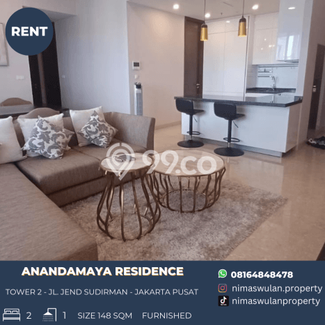 Apartemen Nyaman untuk Disewa, 2 Kamar di Jakarta Pusat Apartemen Nyaman untuk Disewa, 2 Kamar di Jakarta Pusat