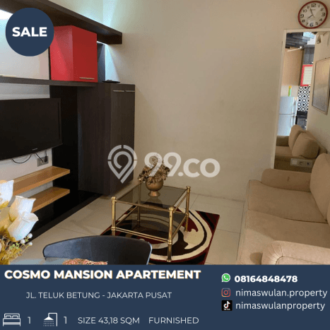 Apartemen Premium Kawasan , 1 KT, Luas 41m2m², Area Strategis, Akses ke Jakarta Pusat, Jakarta Pusat Apartemen Premium Kawasan , 1 KT, Luas 41m2m², Area Strategis, Akses ke Jakarta Pusat, Jakarta Pusat