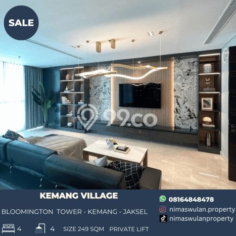Apartemen Prestisius Dijual di Jakarta Selatan Lokasi Strategis Punya 4 Kamar Tidur Apartemen Prestisius Dijual di Jakarta Selatan Lokasi Strategis Punya 4 Kamar Tidur