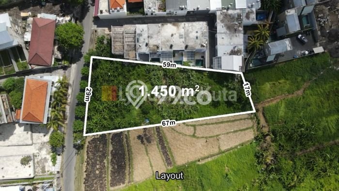 Tanah Dijual Lokasi Strategis di Badung dengan Luas 1450m2 Tanah Dijual Lokasi Strategis di Badung dengan Luas 1450m2