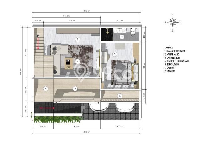 Rumah Mewah Dijual LT 109m2 di Denpasar Selatan, Denpasar Rumah Mewah Dijual LT 109m2 di Denpasar Selatan, Denpasar