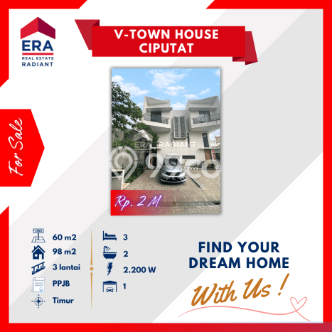 Dijual Hunian Rumah Nyaman 3 Kamar di Bintaro, Tangerang Selatan Dijual Hunian Rumah Nyaman 3 Kamar di Bintaro, Tangerang Selatan