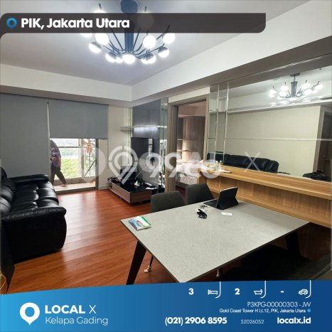 Apartemen Minimalis untuk Disewa, 3 Kamar di Jakarta Utara Apartemen Minimalis untuk Disewa, 3 Kamar di Jakarta Utara