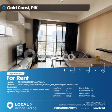 Sewa Sekarang Apartemen Strategis 1 KT, 1 KM di Kawasan Penjaringan Sewa Sekarang Apartemen Strategis 1 KT, 1 KM di Kawasan Penjaringan