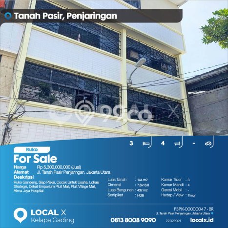 Ruko Favorit Dijual di Penjaringan Jakarta Utara Area Pusat Bisnis Ruko Favorit Dijual di Penjaringan Jakarta Utara Area Pusat Bisnis