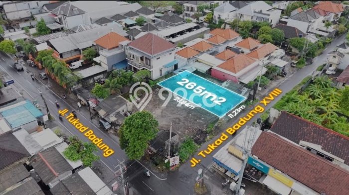 Dijual Tanah di Denpasar, Luas 265m2 SHM Dijual Tanah di Denpasar, Luas 265m2 SHM