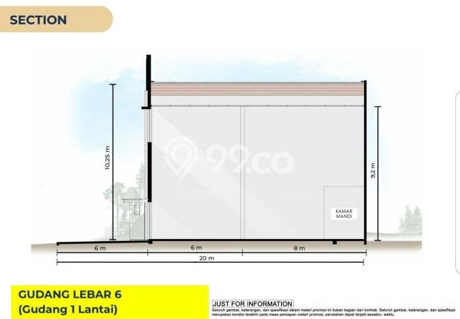 Gudang untuk Disewa di Pusat Jakarta Utara Luas Bangunan 102m2 Gudang untuk Disewa di Pusat Jakarta Utara Luas Bangunan 102m2