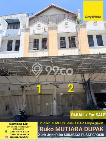 Ruko Paling Dicari LB 480m2 Dijual di Bubutan Ruko Paling Dicari LB 480m2 Dijual di Bubutan