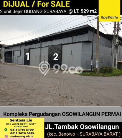 Unit Gudang Strategis di Benowo, Surabaya Potensi Bisnis Besar Unit Gudang Strategis di Benowo, Surabaya Potensi Bisnis Besar