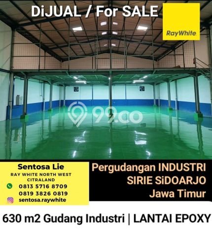 Unit Gudang Dijual di Sidoarjo Sidoarjo Luas Bangunan 492m2 Unit Gudang Dijual di Sidoarjo Sidoarjo Luas Bangunan 492m2