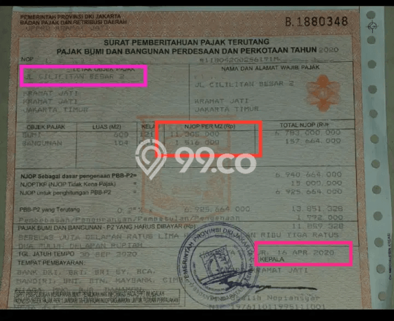 Dijual Tanah Lokasi Cililitan, Jakarta Timur Seluas 650m2 Dijual Tanah Lokasi Cililitan, Jakarta Timur Seluas 650m2