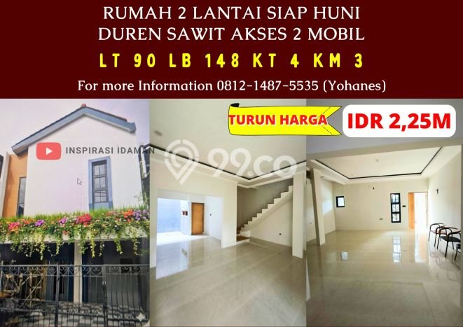 Jual Rumah Strategis Bagus Punya 4 KT di Duren Sawit Jakarta Timur SHM Jual Rumah Strategis Bagus Punya 4 KT di Duren Sawit Jakarta Timur SHM