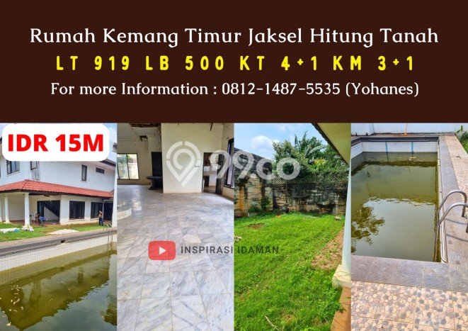 Hunian Elit LB 500m2 Siap Huni Desain Elegan di Mampang, Jakarta Selatan Hunian Elit LB 500m2 Siap Huni Desain Elegan di Mampang, Jakarta Selatan