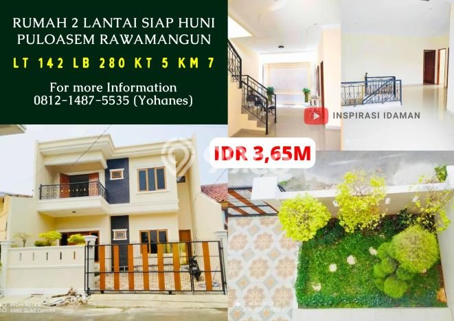 Rumah Luxury Modern Tanpa Renovasi di Rawamangun Jakarta Timur Rumah Luxury Modern Tanpa Renovasi di Rawamangun Jakarta Timur