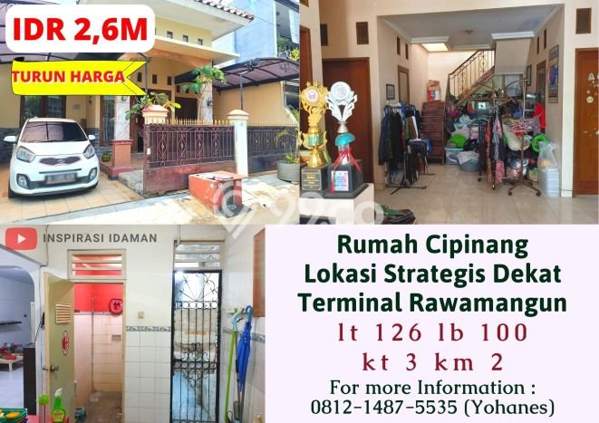 Jual Rumah Mewah Megah Dengan View Eksklusif di Cipinang, Jakarta Timur Jual Rumah Mewah Megah Dengan View Eksklusif di Cipinang, Jakarta Timur