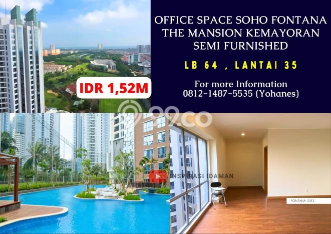 Kantor Bagus LT 1m2 LB 64m2 Dijual di Pademangan Jakarta Utara Kantor Bagus LT 1m2 LB 64m2 Dijual di Pademangan Jakarta Utara