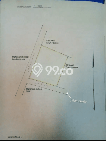 Tanah untuk Dijual di Rawalumbu Bekasi Luas 1000m2 Tanah untuk Dijual di Rawalumbu Bekasi Luas 1000m2