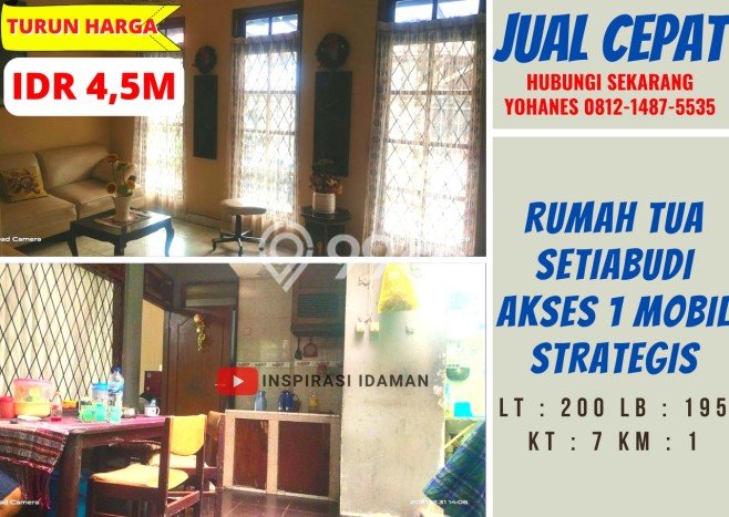 Ready to Use! Luxury House LT 200m2 Desain Elegan di Setiabudi Ready to Use! Luxury House LT 200m2 Desain Elegan di Setiabudi