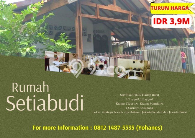 Hunian Mewah LB 159m2 Siap Huni Desain Elegan di Setiabudi, Jakarta Selatan Hunian Mewah LB 159m2 Siap Huni Desain Elegan di Setiabudi, Jakarta Selatan