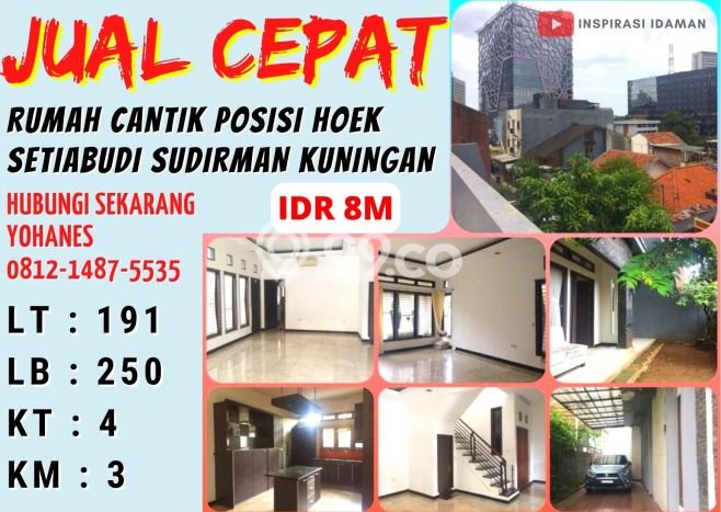 Jual Rumah Mewah Megah Dengan View Cantik di Setiabudi, Jakarta Selatan Jual Rumah Mewah Megah Dengan View Cantik di Setiabudi, Jakarta Selatan