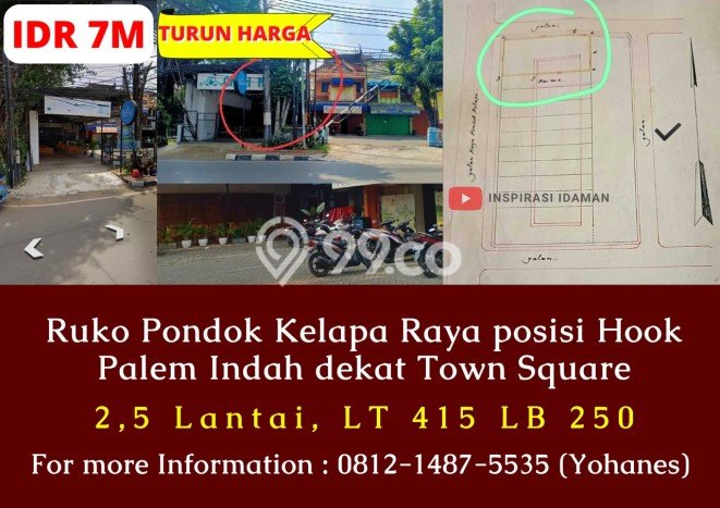 Paling Dicari! Ruko Dijual di Pondok Kelapa Harga Kompetitif Paling Dicari! Ruko Dijual di Pondok Kelapa Harga Kompetitif