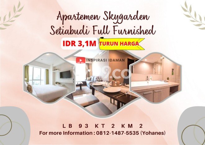 Apartemen Prestisius Dijual di Jakarta Selatan Lokasi Strategis Punya 2 Kamar Tidur Apartemen Prestisius Dijual di Jakarta Selatan Lokasi Strategis Punya 2 Kamar Tidur