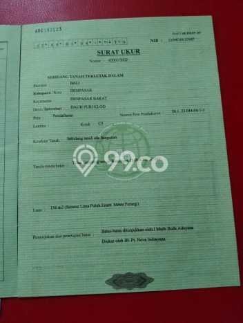 Tanah Siap Bangun Dijual di Denpasar Punya Luas 156m2 Tanah Siap Bangun Dijual di Denpasar Punya Luas 156m2