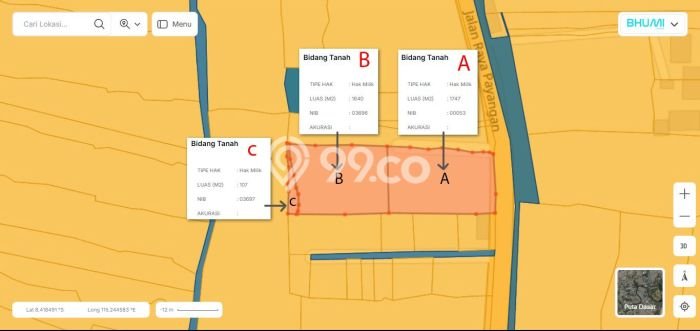 Lahan Strategis di Ubud Dijual dengan Luas 3494m2 Lahan Strategis di Ubud Dijual dengan Luas 3494m2